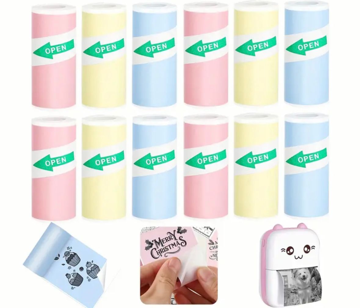 Miniatura 2 de Papel Termico y Adhesivo para mini-impre